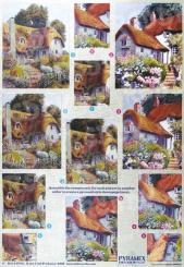 Dufex 3D Pyramiden Bogen Bauernhäuser 