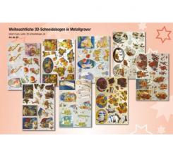 Dufex 8 Weihnachtliche 3D-Schneidebogen in Metallgravur 