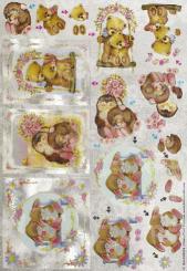 Dufex - Metallgravur 3D Bogen Bärchen 