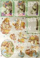 Dufex - Metallgravur 3D Bogen Hund und Katze 