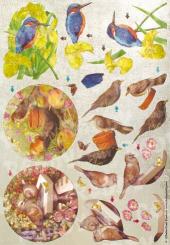 Dufex Metallgravur 3D Bogen Vögel 