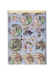 Dufex Metallgravur 3D Stanzbogen Pferd u. Schweinchen 