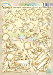 Dufex Stanzbogen Charlie`s Ark: Spud, Ace, Charlie 