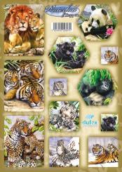 Dufex Stanzbogen Wasserfallkarten, Afrika 