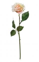 Edele Dekorations Rose am Stiel apricot 39cm 