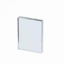 Efco Acrylblock mit Griffmulde, 76 x 100 x 15 mm, transparent 