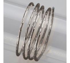 Efco Aludraht Aluminiumdraht Eloxiert Prägung Welle ø 2mm x 2m dunkelgrau dunkelgrau