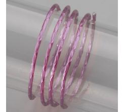 Efco Aludraht Aluminiumdraht Eloxiert Prägung Welle ø 2mm x 2m flieder flieder