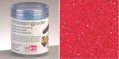 Efco Embossing Pulver Glimmer / Superglitzer 10g rot superglitzer rot superglitzer