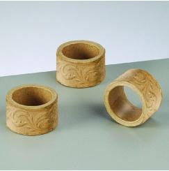 Efco Papp Art Serviettenring mit Barockprägung 