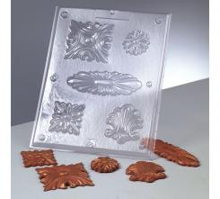 Efco Reliefform Ornament 'Blumen', 5-teilig 