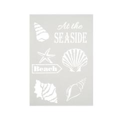 Efco Schablonen - Stencil transparent DIN A4 - At the seaside 6-teilig 