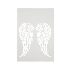 Efco Schablonen - Stencil transparent DIN A4 - Engelsflügel 2-teilig 
