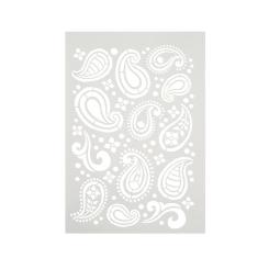 Efco Schablonen - Stencil transparent DIN A4 - Paisley Fläche 1-teilig 