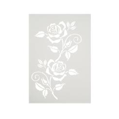 Efco Schablonen - Stencil transparent DIN A4 - Rosenranke 1-teilig 