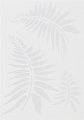 Efco Schablonen - Stencil transparent DIN A5 - Farn 3-teilig 