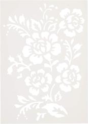 Efco Schablonen - Stencil transparent DIN A5 - Heckenrose 1-teilig 