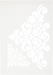 Efco Schablonen - Stencil transparent DIN A5 - Ornament 2-teilig 