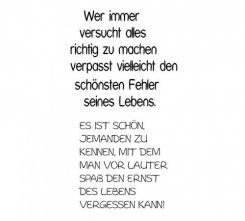 Efco Stempel Clear „Das schönste“, transparent, A7/ 74 x 105 mm, 2-teilig 