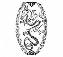 Efco Stempel Clear „Drache“, transparent, A7/ 74 x 105 mm, 1-teilig 