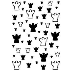 Efco Stempel Clear „Engel“, transparent, A7/ 74 x 105 mm, 1-teilig 