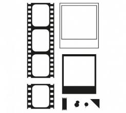 Efco Stempel Clear „Film“, transparent, A7/ 74 x 105 mm, 8-teilig 