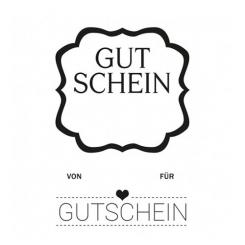 Efco Stempel Clear „Gutschein“, transparent, A7/ 74 x 105 mm, 4-teilig 