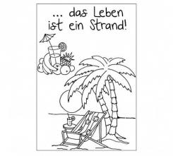 Efco Stempel Clear Reise 1, transparent, A7/ 74 x 105 mm, 3-teilig 