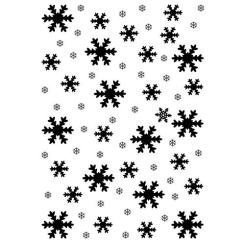 Efco Stempel Clear „Schneeflocken“, transparent, A7/ 74 x 105 mm, 1-teilig 