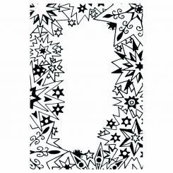 Efco Stempel Clear Stern 02, transparent, A7/ 74 x 105 mm, 1-teilig 