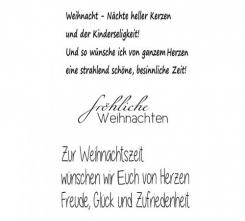 Efco Stempel Clear „Weihnachten 8“, transparent, A7/ 74 x 105 mm, 3-teilig 