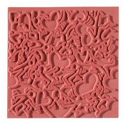 Efco Texturmatte 90 x 90 mm - Lovestory / Liebe 