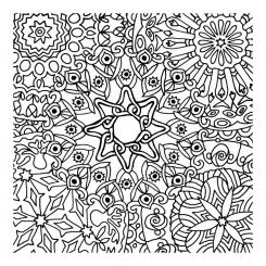 Efco Texturmatte 90 x 90 mm - Mandala 