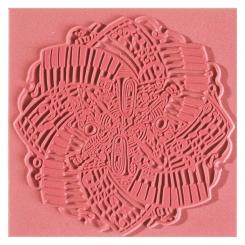 Efco Texturmatte 90 x 90 mm - Music / Musik 