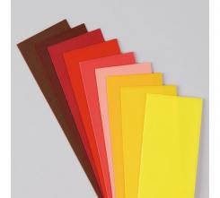 Efco Wachsplatten Rot-Braun-Mischung - 200x50mm - 10 Stk. 