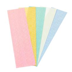 Efco Wachsplatten mit Glimmer Set 4 - Mischung 200x50mm - 5 Stk. 