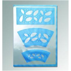 Efco flexible Flex Schablonen selbsthafend A5 Bogen Ilex 