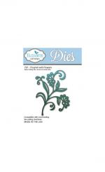 Elizabeth Craft Design Stanzschablone Flourish mit Blumen 