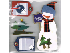 Embellishment Winter Schneemann 