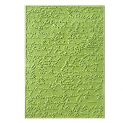 Embossing-Prägefolder/ -schablone Alte Schrift 2 10,6x15cm 