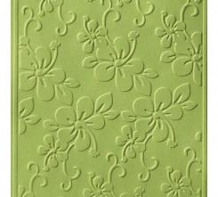 Embossing-Prägefolder/ -schablone Blüten-Muster 10,6x15cm 