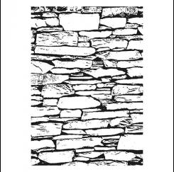 Embossing-Prägefolder/ -schablone Bruchsteine 10,6x15cm 