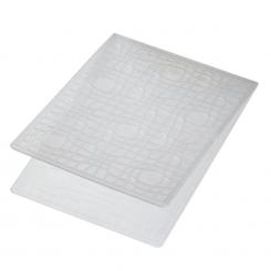 Embossing-Prägefolder/ -schablone Distorsion Felder 10,6x15cm 