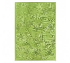 Embossing-Prägefolder/ -schablone Spirals 10,6x15cm 