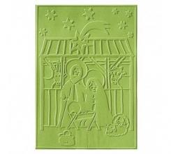 Embossing-Prägefolder/ -schablone Weihnachtskrippe 10,6x15cm 