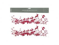 Fenstersticker Story Christm.carol rot 52x33cm 