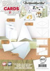 Figuren Karten 3 - Set mit 8 Karten - Weiß 