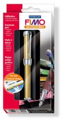 Fimo Zubehör Füllhalter / Gravierte Stahlfeder mit Iridiumspitze 