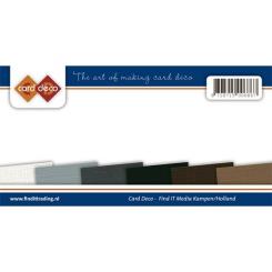 Find It Card Deco Kartenkarton 240gr - Vintage - 13.5 x 27cm 6x4 Blatt 