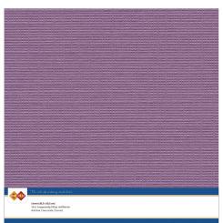 Findit Carddeco Leinenkarton 30,5 x 30,5cm 240g 10 Blatt Aubergine Aubergine